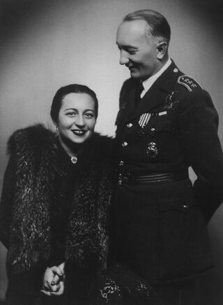 Eliška a Josef Hamšíkovi ve šťastnějších předválečných dobách. Zdroj: archiv pamětnice