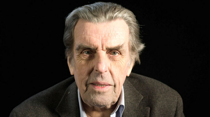 Jan Sokol při natáčení pro Paměť národa v roce 2017. Zdroj: Paměť národa