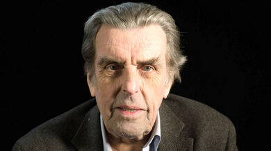 Jan Sokol při natáčení pro Paměť národa v roce 2017. Zdroj: Paměť národa