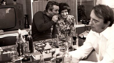 Jaroslav Lamr (vpravo) s kolegy z StB. Zdroj: archiv pamětníka