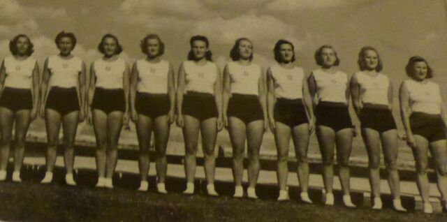 Před odletem na olympiádu v Londýně v roce 1948