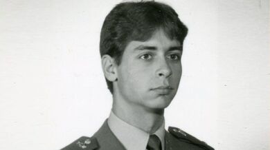 Frekventant Pohotovostního pluku Veřejné bezpečnosti rotný Václav Karel v roce 1986. Zdroj: Archiv bezpečnostních složek (ABS)