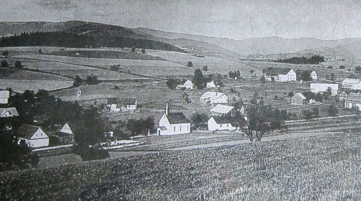 Zaniklá osada Štolnava (Prameny, něm. Stollenhau), kde byl za války Ignác Žerníček ve službě. Zdroj: archiv pamětníka