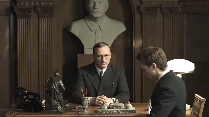 Z filmu Dva prokurátoři (Sergej Loznica, 2025), zdroj: Aerofilms
