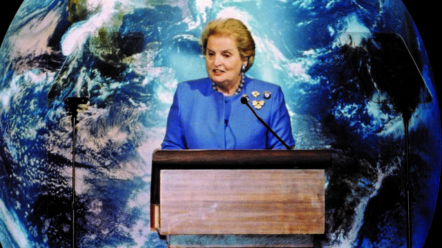 Madeleine Albright ve Smithsonian Institution ve Washingtonu. Zdroj: archiv pamětnice