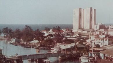 Výhled na moře z domu na 6. ulici v havanské části Miramar. Za horizontem leží Key West. Zdroj: archiv Zdeňka Musila