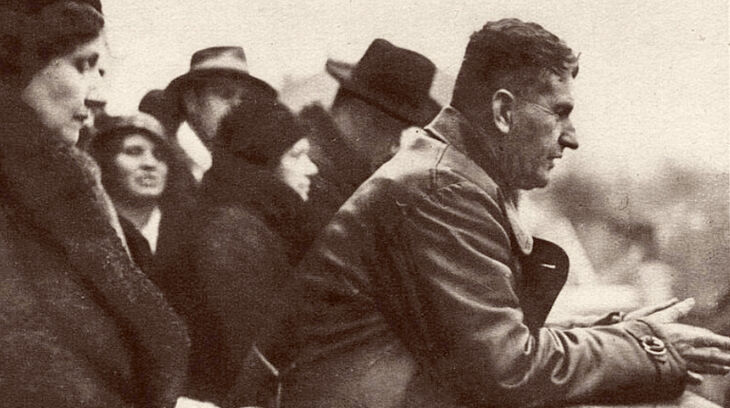 Tomáš Baťa s ženou Marií při prvomájových oslavách. Zdroj: časopis Letem světem z 19. 7. 1932