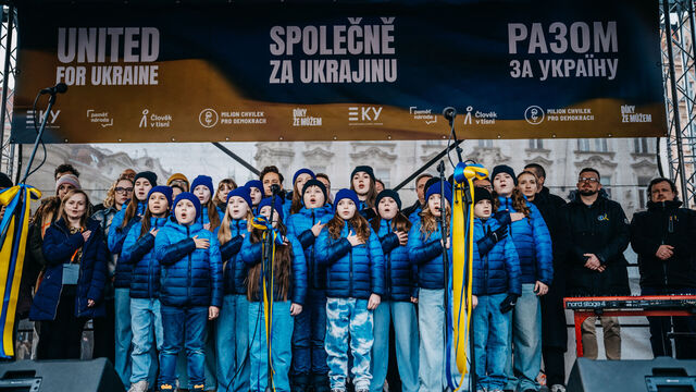 Fotografie z 23. 2. 2025, Staroměstské náměstí v Praze