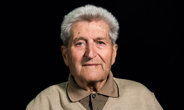 Hanuš Hron při natáčení s Pamětí národa. Zdroj: Post Bellum