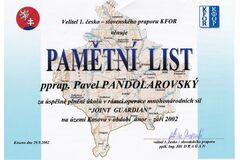 Pamětní list<br /> 