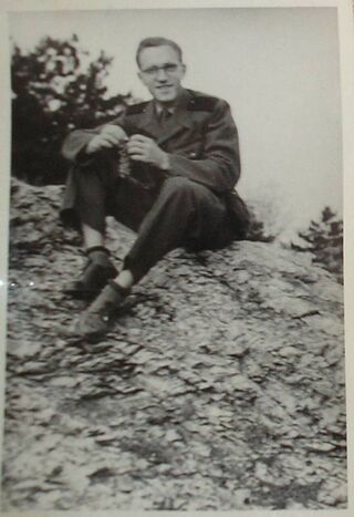 Bernard Bokor během své služby v Pomocných technických praporech