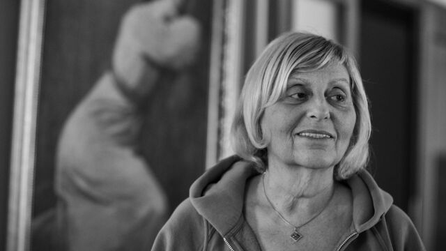 Helena Kleinová v době natáčení rozhovoru pro Paměť národa. Foto: Lukáš Žentel