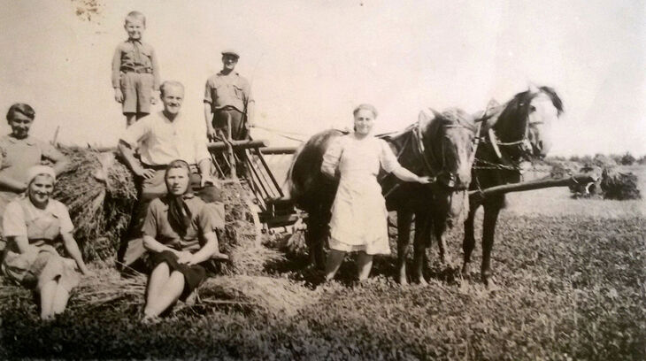 Češi na Volyni byli převážně zemědělci. Zdroj: archiv Ludmily Vlkové