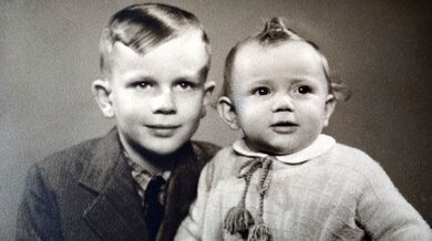 Marianna s bratrem Janem. Zdroj: archiv pamětnice