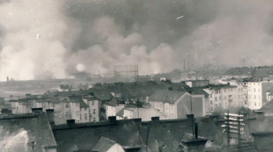 Bombardování Škodovky, foto: Richard Smola