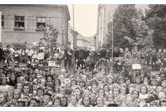 Oslava osvobození města Sušice, 6. květen 1945<br /> 
