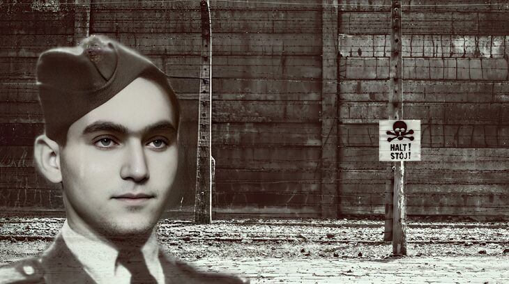 Rudolf Vrba (na snímku) a Alfréd Wetzler dokázali překonat dva strážní okruhy tábora Auschwitz – vnitřní se strážními věžemi a plotem s vysokým elektrickým napětím a vnější obklopující tábor do vzdálenosti zhruba dvou kilometrů. Zdroj: Luke Lawreszuk / Pixabay, se souhlasem Paměti národa
