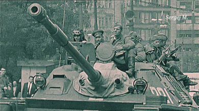 Z filmu 21. srpen 1968 – Foreign Perspectives / Pohled zvenčí. Zdroj: Paměť národa