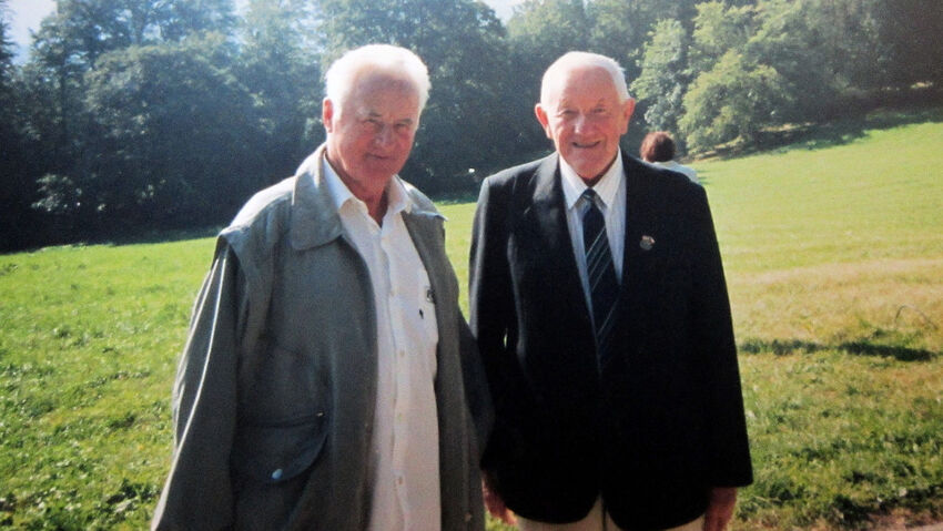 Josef Čoček s bratrem Janem. Foto: Paměť národa