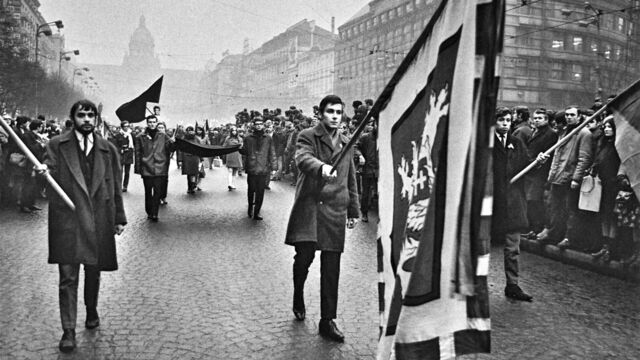 Tryzna za Jana Palacha. Foto: Jiří Všetečka