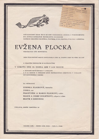 Parte Evžena Plocka. Zdroj: Rostislav Šíma