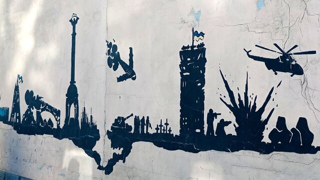 Současný ukrajinský streetart. Válka je všudypřítomná (ilustrační foto). Foto: Jan Blažek