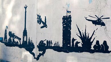 Současný ukrajinský streetart. Válka je všudypřítomná (ilustrační foto). Foto: Jan Blažek