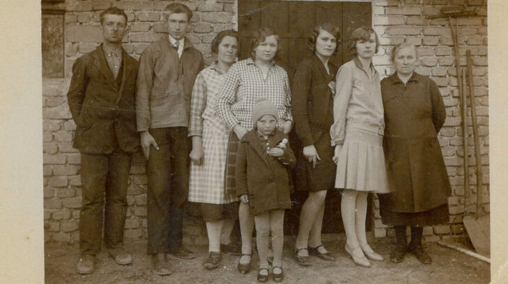 Svatební fotografie Milady Říhové a Františka Cáby ze srpna 1945. Foto: Paměť národa