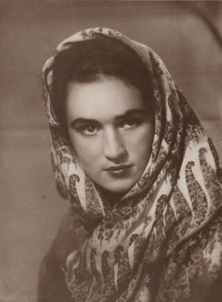 Galina Vaněčková na fotografii z mládí. Zdroj: archiv pamětnice