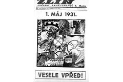 Prvomájová titulka časopisu Zlín – Sdělení zaměstnanců firmy Baťa z roku 1931. Vlastní noviny Tomáš Baťa začal v roce 1919 pod názvem Sdělení zaměstnanců firmy T. a A. Baťa. Jednalo se o týdeník, v roce 1930 se název změnil na Zlín. Zdroj: Krajská knihovna Františka Bartoše ve Zlíně
