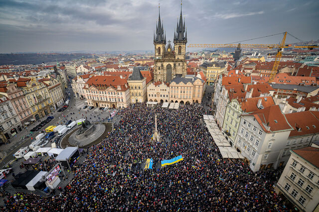 Fotografie z 23. 2. 2025, Staroměstské náměstí v Praze
