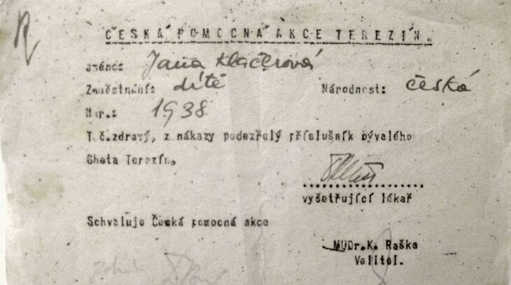 Na propouštěcím lístku Jany Urbanové, tehdy Klačerové, byl chybně uveden rok jejího narození, 1938 místo 1937.