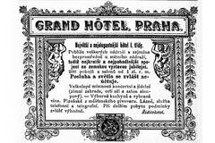 Inzerát v Hlavním katalogu zemské výstavy 1891 v Praze k oslavě jubilea první průmyslové výstavy 1791 v Praze