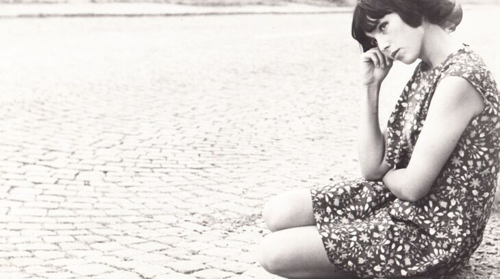 Naďa Köhlerová v České Lípě roku 1969. Foto: Ivan Köhler. Zdroj: archiv pamětnice