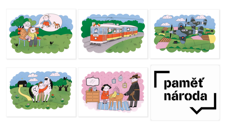 Omalovánky Když jsme byli malí. Zdroj: Paměť národa