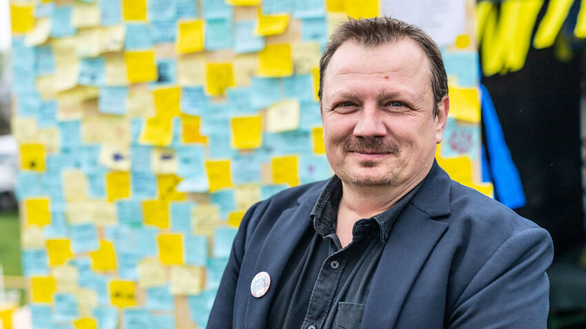 Mikuláš Kroupa, Běh pro Paměť národa 2023. Foto: Jana Plavec