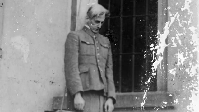 Popravený K.H. Frank. Zdroj: archiv pamětníka Michala Bindzara (* 1922 †︎ 2020)