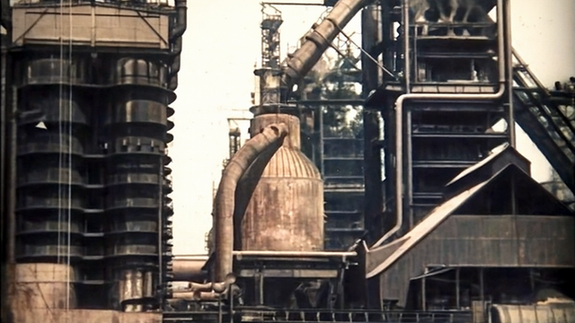 Nová huť Klementa Gottwalda v Ostravě v roce 1958, zdroj: Miroslava Pečková