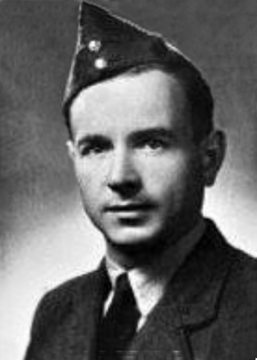 Viktor Waidlich v uniformě RAF (1945). (zdroj: Wikimedia Commons)