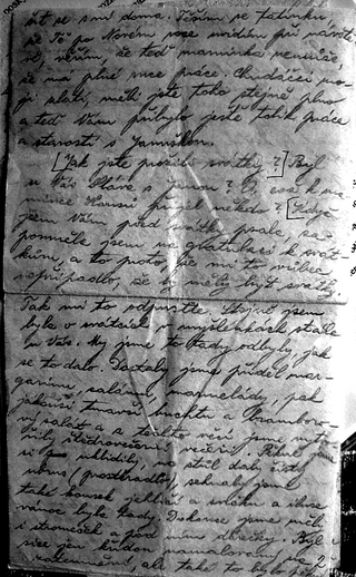 ​​​ Dopis z vězení po vánočních svátcích ​