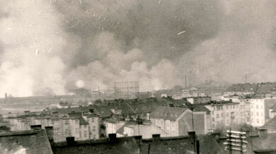 Bombardování Škodovky, foto: Richard Smola