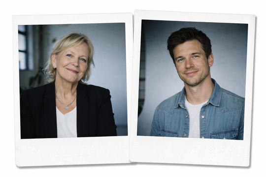 Dokumentaristka Helena Třeštíková a herec Marek Adamczyk. Foto: Marek Adamczyk a Helena Třeštíková 