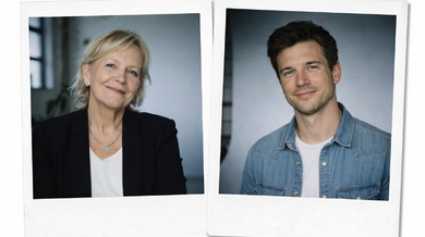 Dokumentaristka Helena Třeštíková a herec Marek Adamczyk. Foto: Marek Adamczyk a Helena Třeštíková 